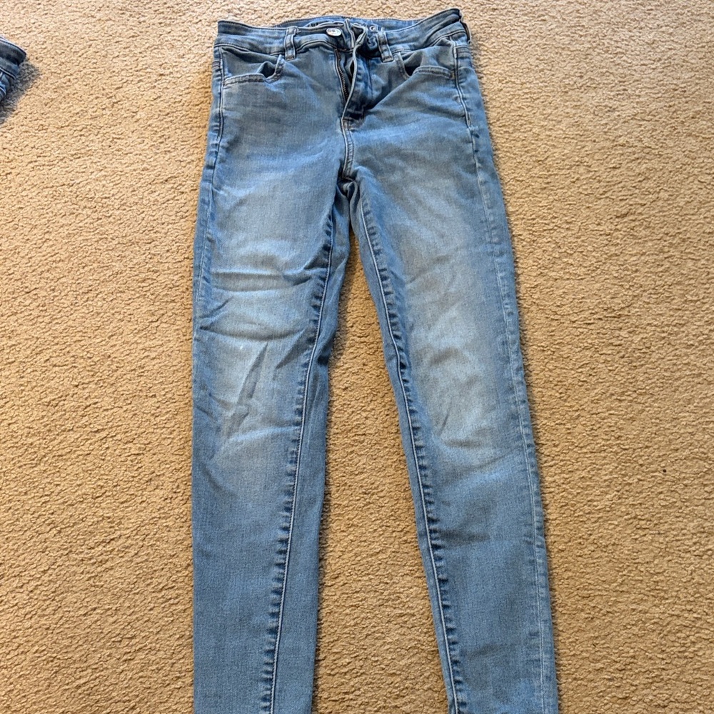 American Eagle Outfitters Light Blue Skinny Jeans